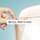 Lençol Protetor de Colchão Berço Americano Com Elástico 1,30 x 0,70m Silicone Anti Ácaro