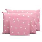 Lençol Queen 3 Pçs Estampado C/ Fronhas Percal 180 Fios 40cm Altura Coleção 2025