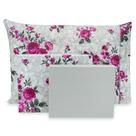 Lençol Queen 4 pçs Estampado Percal Flex 400 Fios Toque Acetinado