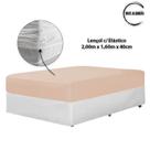 Lençol Queen Avulso 400 Fios 40cm Altura 100% algodao