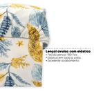 Lençol Queen Avulso Elástico Estampado Percal 180 Fios 40cm Altura