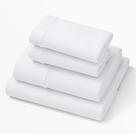 Lençol roxo SoftStretch King/Cal King Rayon Blend White