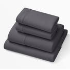 Lençol roxo SoftStretch Queen Size Rayon Blend Grey