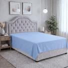 Lençol Solteiro 1 Peça Sem Elástico 100 Algodão Percal 200 Fios Super Macio Roupa de Cama Box Lençol Solteiro 1 Peça Sem Elástico 100 Algodão Percal 200 Fios Super Macio Roupa de Cama Box