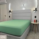 Lençol Solteiro 100% Algodão Com Elástico Decorare Verde
