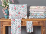 Lençol solteiro estampado