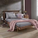 Lençol Solteiro Plush Inove Liso 88x188 cm Cinza Cromo Hedrons