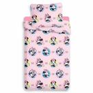 Lençol solteiro toque de seda disney minnie 2pc jolitex