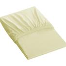 Lençol Tecebem Queen Malha C/ Elástico Liso 158mx198mx40cm Baunilha