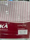Lençol teka, Solteiro com elástico 100% algodão, 30 cm de altura