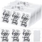 Lenços de casamento Lincia 120 pacotes de 3 camadas Happy Tears para convidados