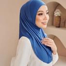 Lenços De Hijab Esportivos Elásticos Para Mulheres Muçulmanas, Prontos Para Usar, Toucas E Lenços De