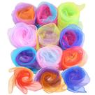 Lenços de malabarismo INOOMP Gradient Color, 24 unidades para crianças