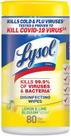 Lenços Desinfetantes Reckitt Lysol Limão e Lima 80 Unidades Pacote com 6