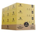 Lenços faciais Bamboo Story Lotion, macia de 3 camadas, 120 folhas x 12