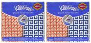 Lenços faciais Kleenex, pacotes de bolso de 3 camadas (16 x 10 lenços)