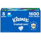 Lenços faciais Kleenex Trusted Care de 2 camadas 200 folhas x 8 Lenços faciais Kleenex Trusted Care de 2 camadas 200 folhas x 8
