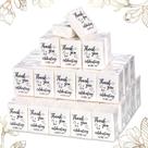 Lenços faciais Sinmoe Wedding Favors 100 pacotes de 3 camadas