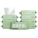 Lenços faciais Unisfree, toalhetes secos, removedor de maquiagem, pacote com 8 x 480