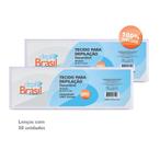 Lenços para depilação e Protetor de Termocera Depil Brasil 50 unidades Lenços para depilação e Protetor de Termocera Depil Brasil 50 unidades