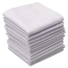 Lenços Perry Ellis - Pacote com 12 Unidades (100% Algodão, 16x16cm)
