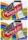 Lenços Removedores de Manchas Shout Wipe & Go 24 Unidades