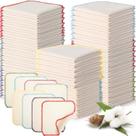 Lenços umedecidos de pano para bebês Mixweer Flannel Cotton 96 unidades 20,5 x 20,5 cm