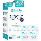 Lenços umedecidos GlintFy 400 Count para óculos, óculos de sol, etc