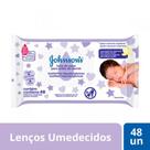 Lenços Umedecidos Johnson's Baby Hora do Sono - 48 Unidades Suavidade e Conforto para o Bebê