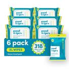 Lenços umedecidos laváveis goodwipes com vitamina E e aloe (318 unidades) Lenços umedecidos laváveis goodwipes com vitamina E e aloe (318 unidades)