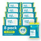 Lenços umedecidos laváveis goodwipes com vitamina E e aloe (418 unidades) Lenços umedecidos laváveis goodwipes com vitamina E e aloe (418 unidades)