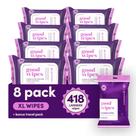 Lenços umedecidos laváveis goodwipes Extra Large (418 unidades)