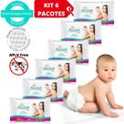 Lenços Umedecidos Lencinho Higiênico kit 6 Pacotes