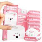 Lenços Umedecidos MOONIES Travel Flushable 8 Pacotes Sabor Rosa Lenços Umedecidos MOONIES Travel Flushable 8 Pacotes Sabor Rosa