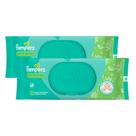 Lenços Umedecidos Pampers Aroma de Aloe Vera 48 Unidades Kit com duas unidades