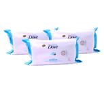Lenços umedecidos para bebês Dove Rich Moisture, 50 folhas, pacote com 3