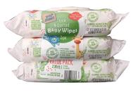 Lenços umedecidos para bebês Little Journey 216ct, hipoalergênico Aloe