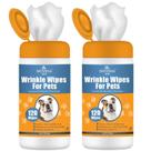 Lenços Umedecidos para Pets NOVEHA Cuidados com Rugas XL 240 un. 14 x 18 cm