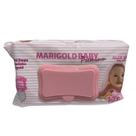 Lenços Umedecidos Premium Rosa 120 Unidades Marigold Baby