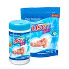 Lenços Umedecidos Use It Baby Pote Azul c/70 com Refil