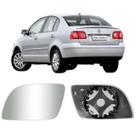 Lente Base Espelho Retrovisor Polo 2012 a 2014 Lado Esquerdo