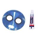 Lente Camera Vidro Para Moto G6 Plus Azul Topázio + Cola 3ml