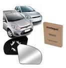 Lente Com Base Retrovisor Fiesta 2003 A 2014 / Ka 2008 A 2012 Lado Esquerdo Motorista Original