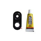Lente Da Câmera Para Moto One Vision Preta + Cola 3 Ml Lente Da Câmera Para Moto One Vision Preta + Cola 3 Ml