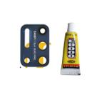 Lente Da Câmera Vidro Para Moto G9 Plus Azul+ Cola 3Ml