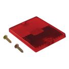 Lente de luz de reboque CURT 53515, lado vermelho de substituição
