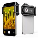 Lente de microscópio de telefone APEXEL 300X com clipe/luz LED para iPhone