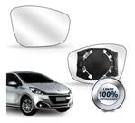 Lente Espelho Retrovisor Peugeot 208 2012 2013 2014 2015 2016 2017 2018