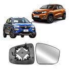 Lente Espelho Retrovisor Renault Kwid 2017 a 2023 - Com base