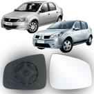 Lente Espelho Retrovisor Sandero Logan 2010/2014 Lado Direito Removel SB170 Lente Espelho Retrovisor Sandero Logan 2010/2014 Lado Direito Removel SB170